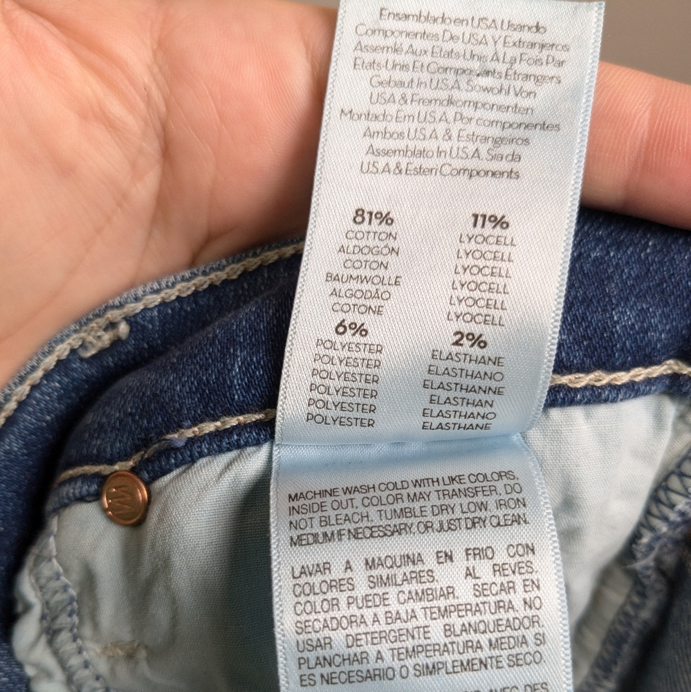 MOTHER The Mid Rise Dazzler Ankle Jeans in Satisfaction Guaranteed Size 25 - Picture 9 of 13